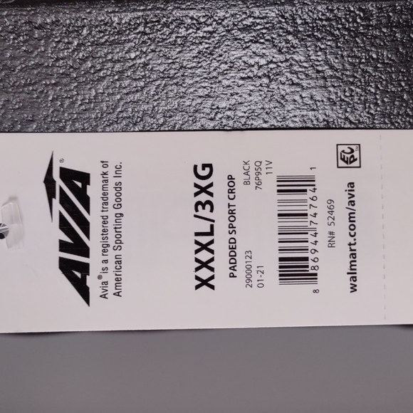 Padded sport crop , size XXL/3xg - Picture 2 of 4